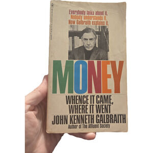 Money: Whence It Came, Where It Went - John Kenneth Galbraith Vintage Bantam